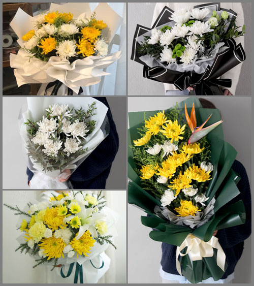 辽宁辽阳白塔区铁西街道徐往子村白事花束代送